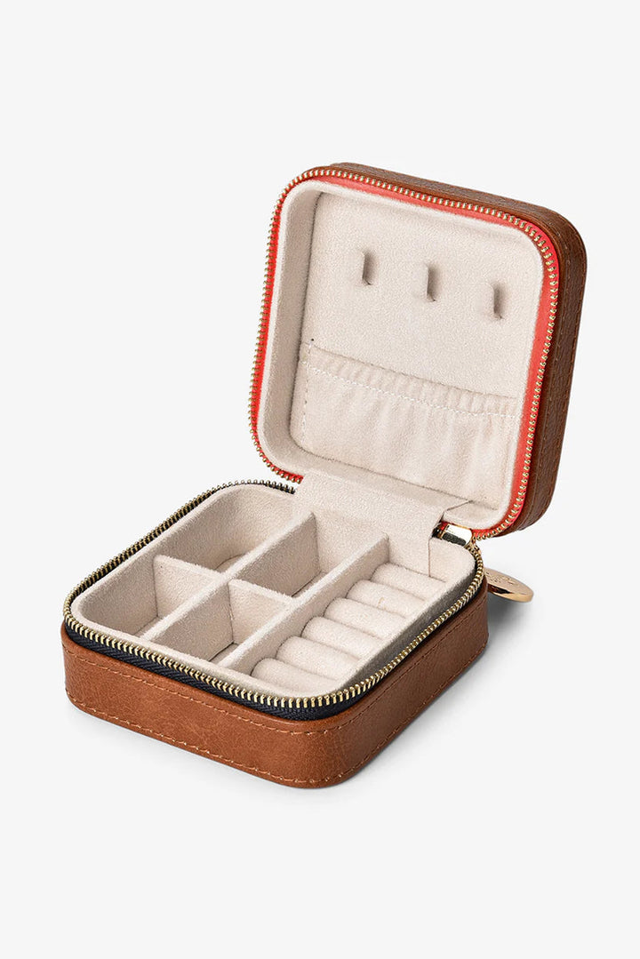 Elms_King Jewellery Case Tan Pebble