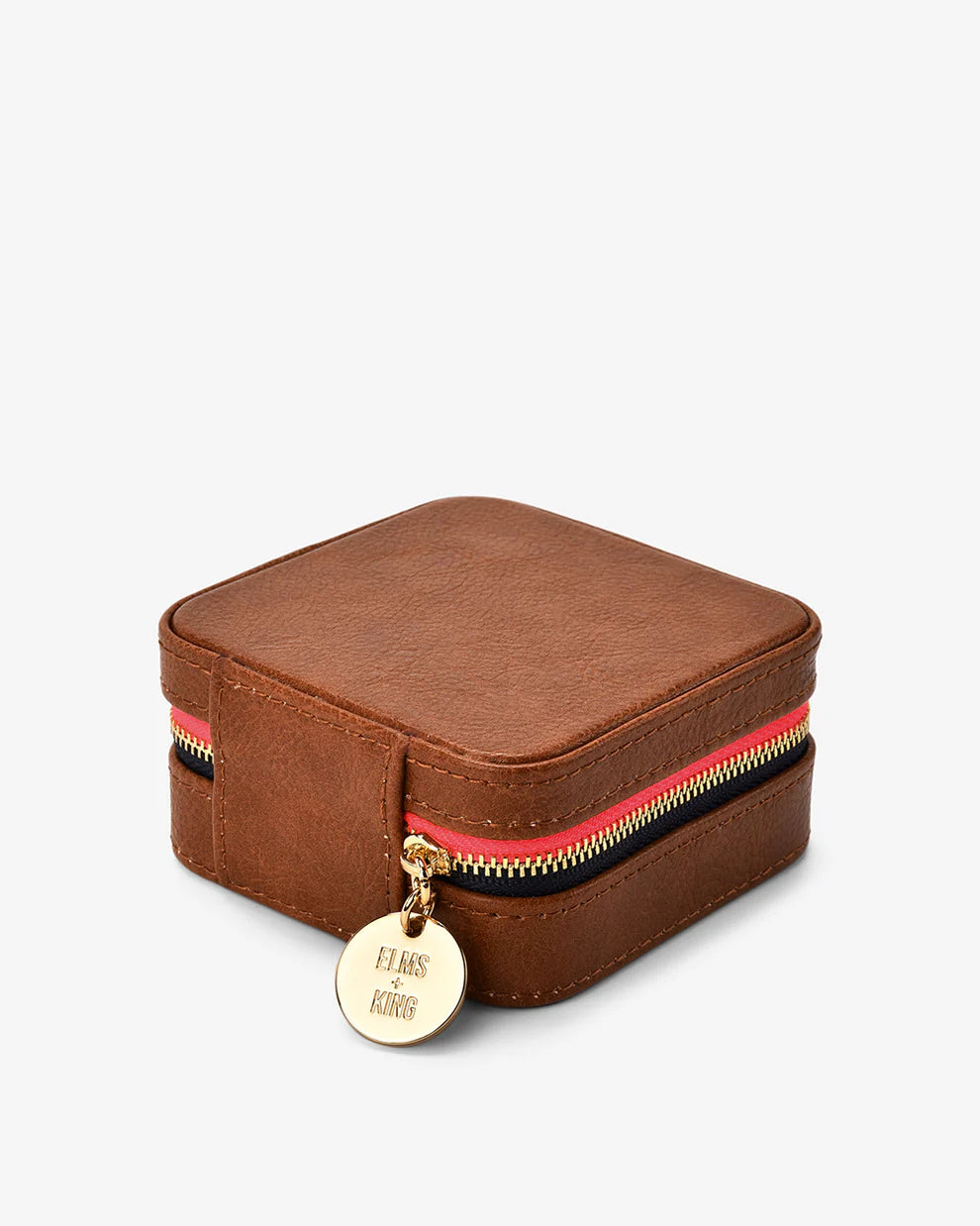 Jewellery Case - Tan Pebble