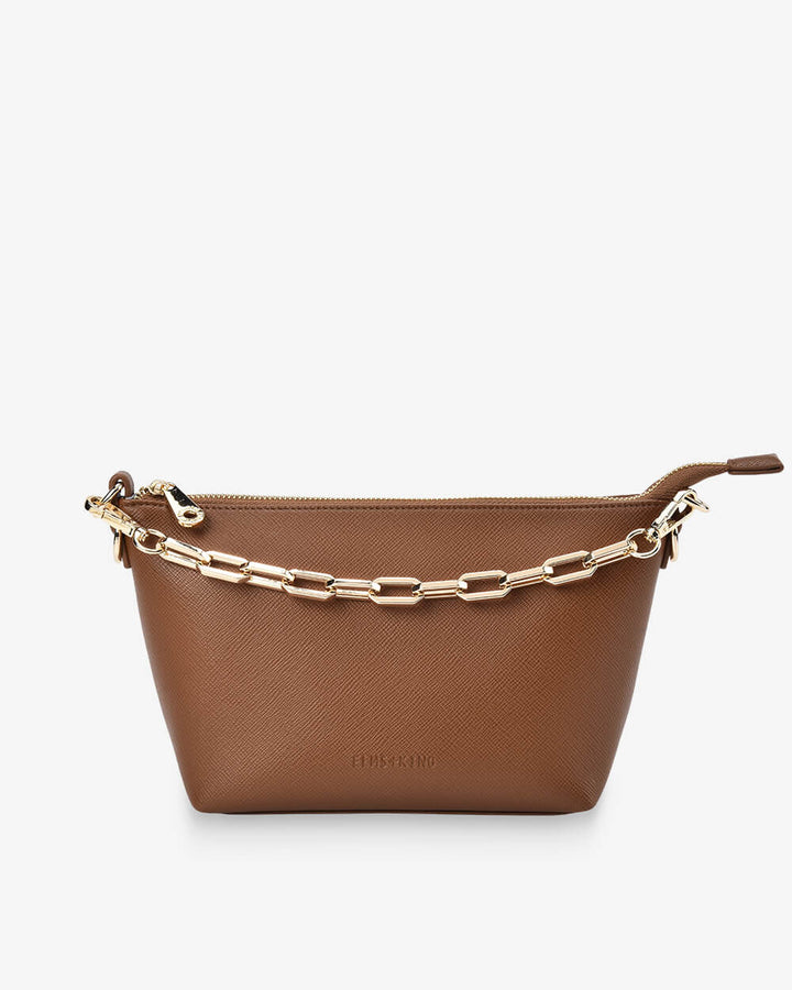 Leyton Crossbody - Tan Saffiano
