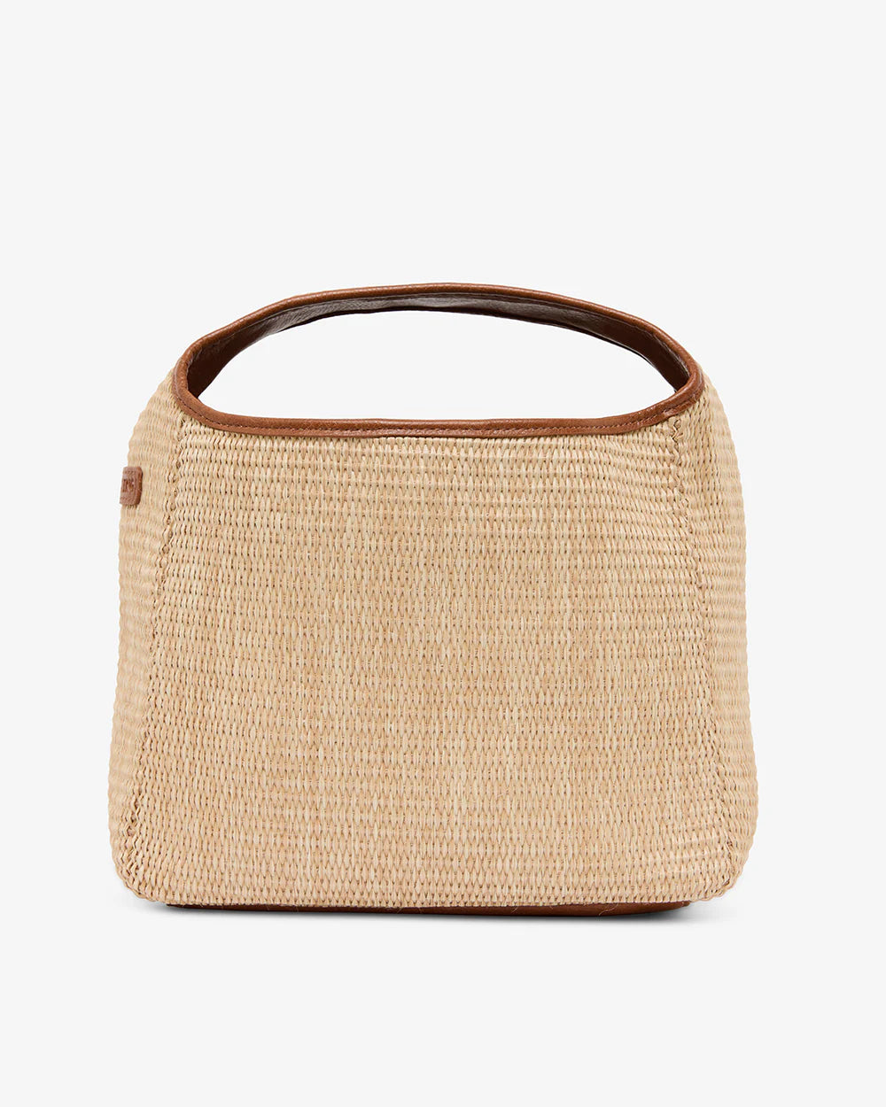 Linton Large Crossbody - Tan Natural Weave