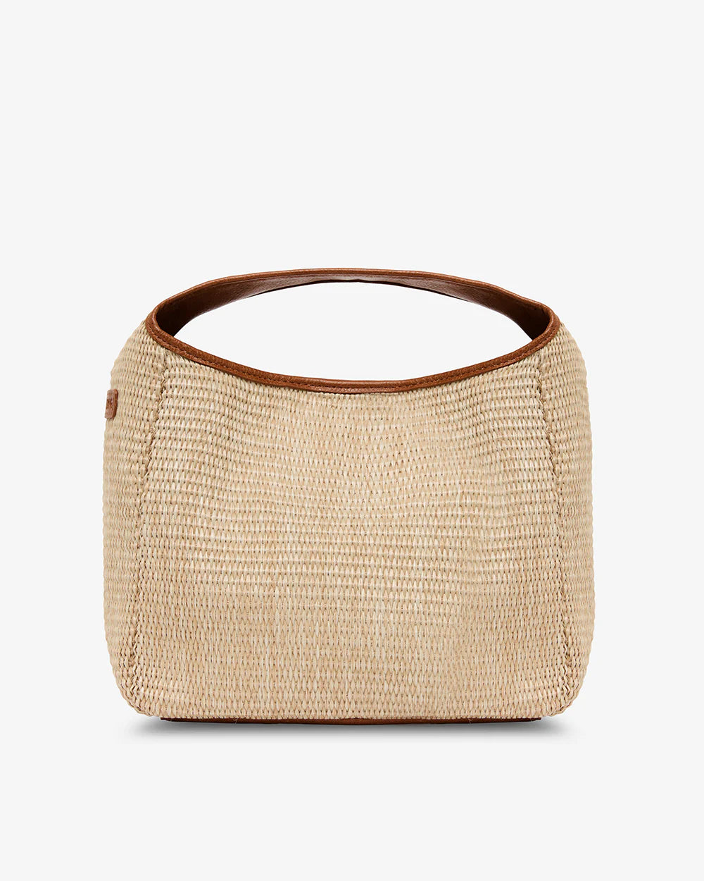 Linton Crossbody - Tan Natural Weave