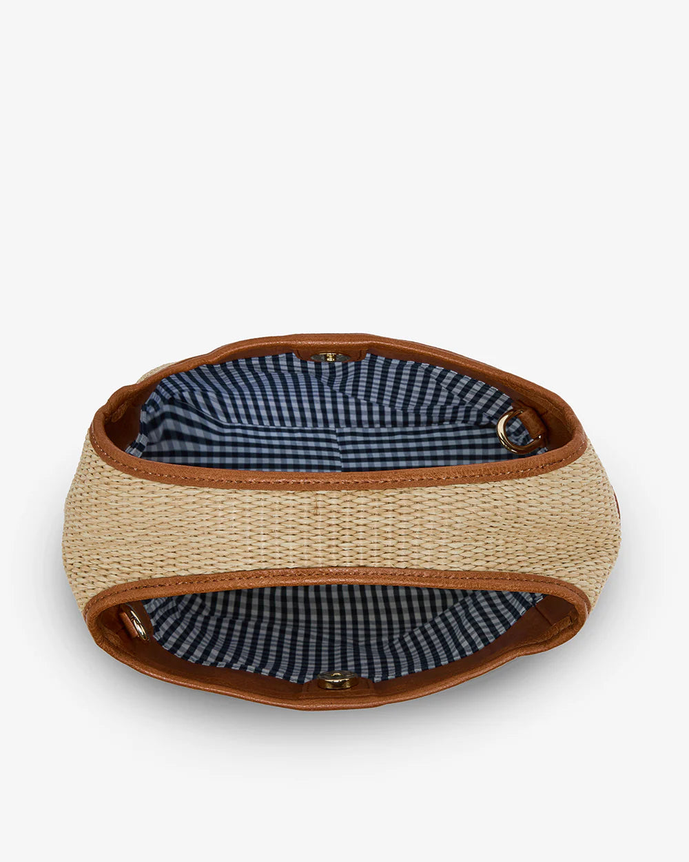 Linton Crossbody - Tan Natural Weave