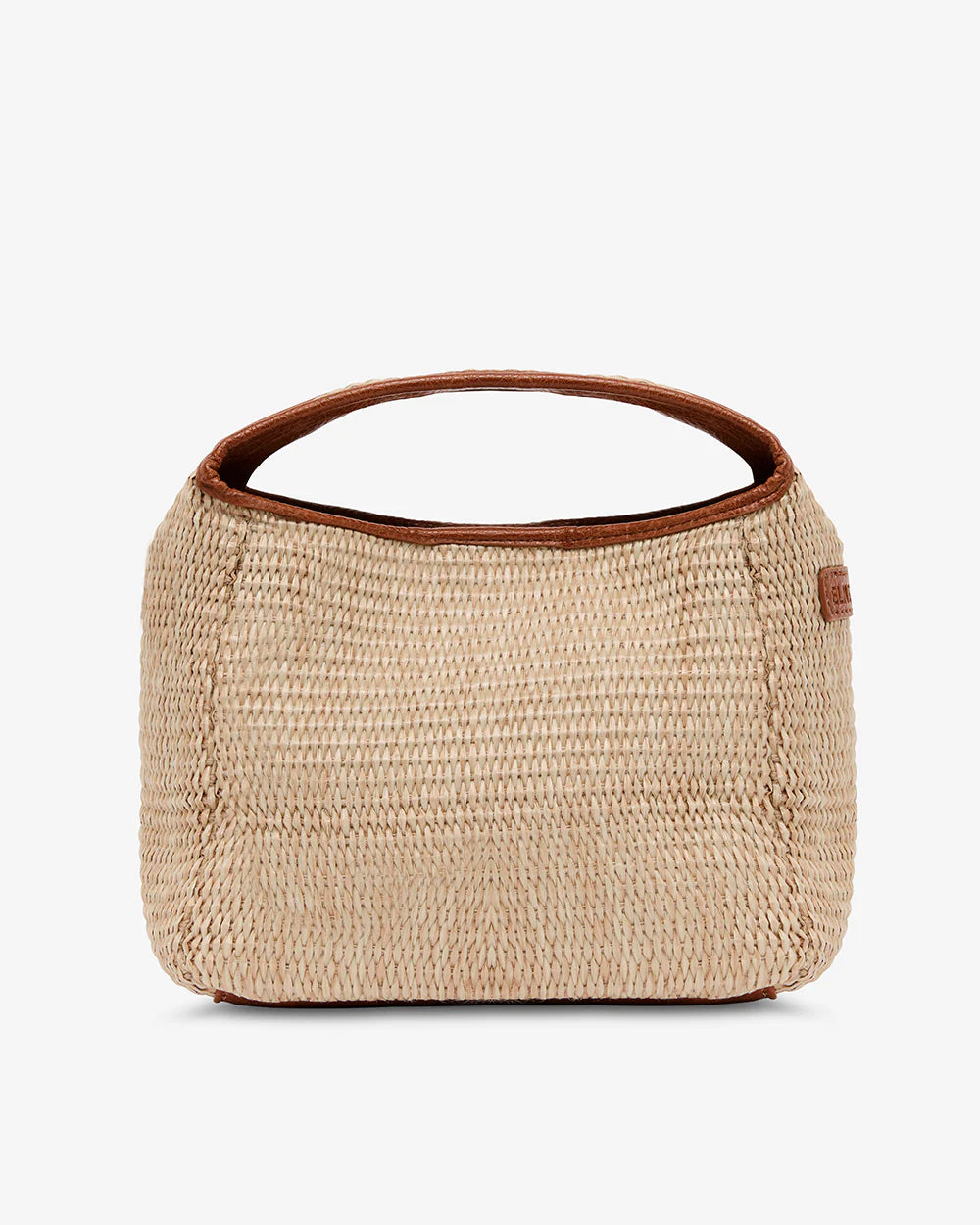 Linton Crossbody - Tan Natural Weave