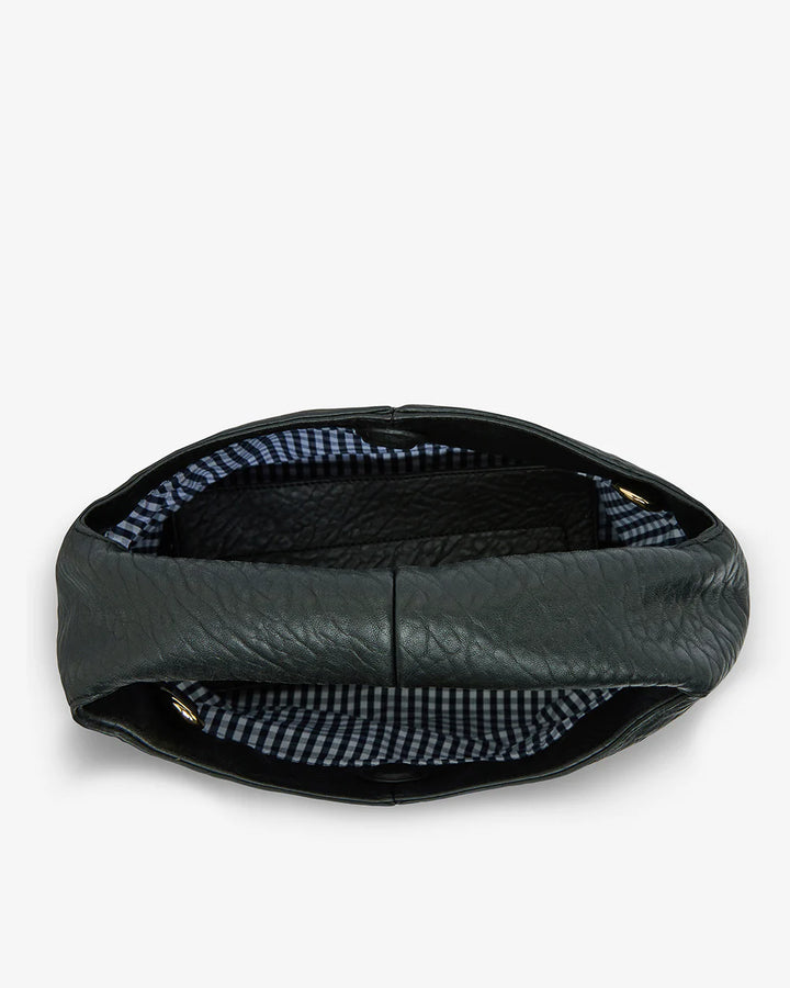 Linton Large Crossbody - Black Pebble