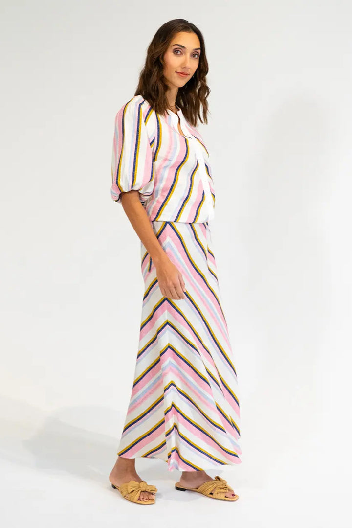 Elms & King Miami Top Catalina Stripe