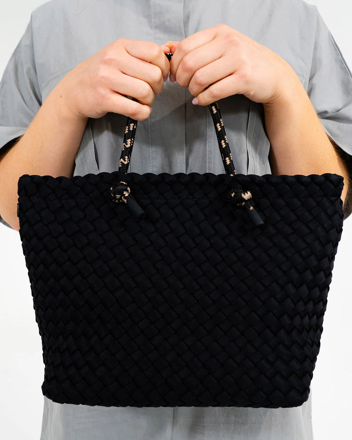 Michigan Tote Black Neo Plait