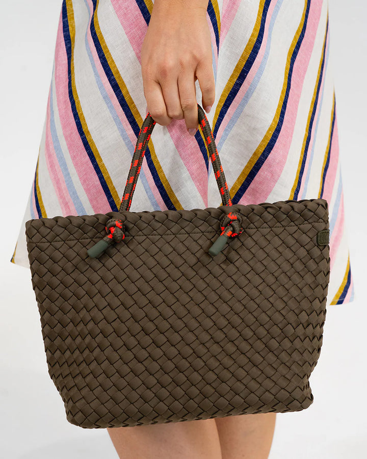 Michigan Tote Khaki Neo Plait