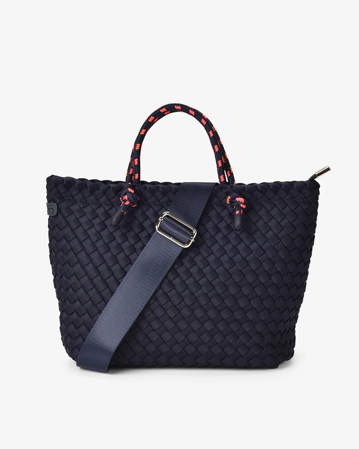 Michigan Tote Navy Neo Plait