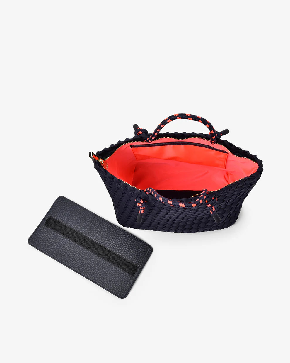 Michigan Tote Navy Neo Plait