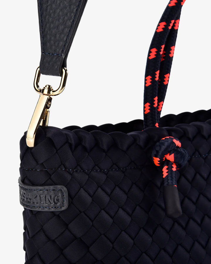 Michigan Tote Navy Neo Plait