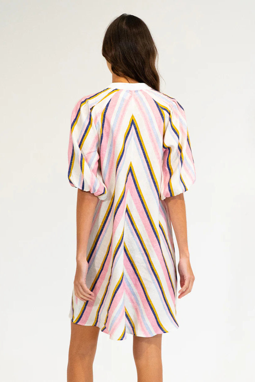 Elms and King Santa Cruz Dress Catalina Stripe