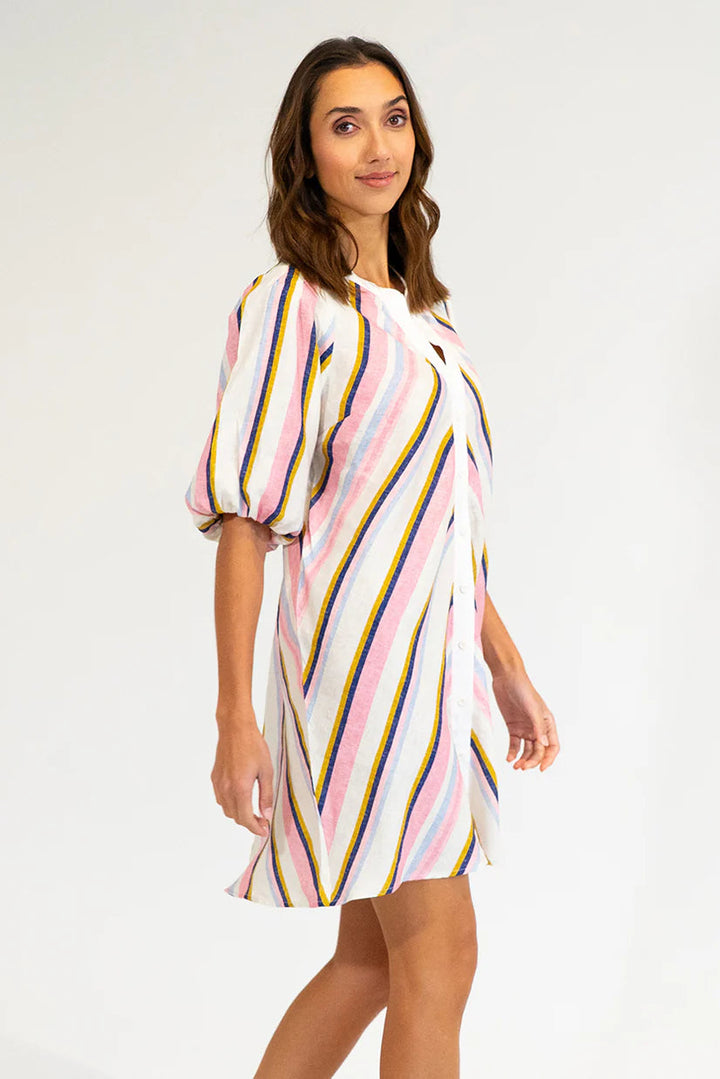 Elms and King Santa Cruz Dress Catalina Stripe
