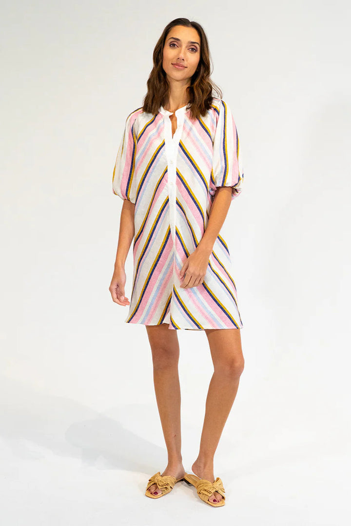 Elms and King Santa Cruz Dress Catalina Stripe