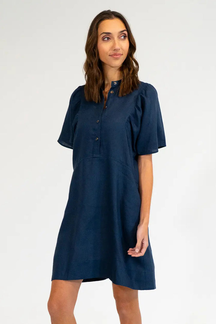 Elms & King Ticino Mino Dress Navy