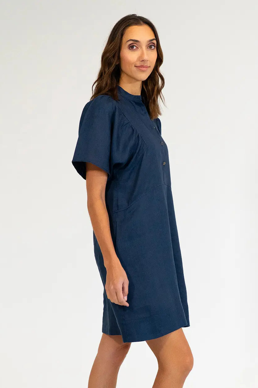 Elms & King Ticino Mino Dress Navy