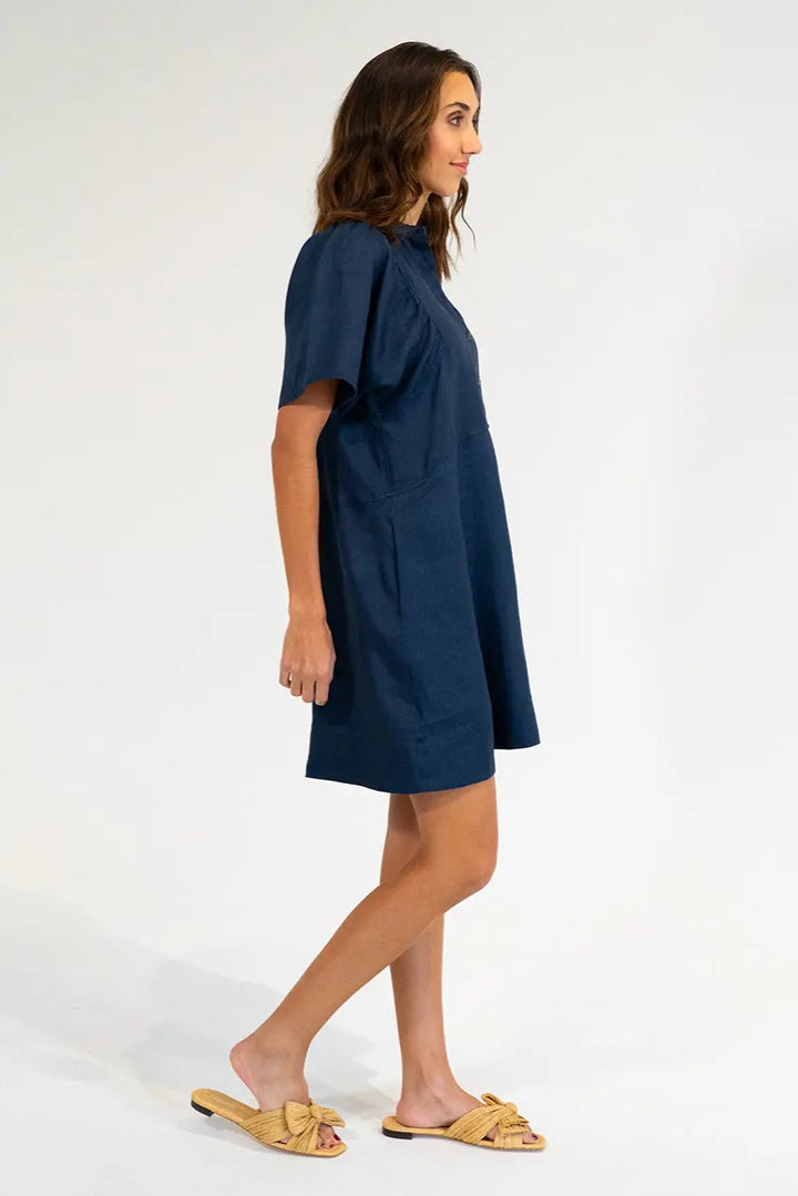 Elms & King Ticino Mino Dress Navy