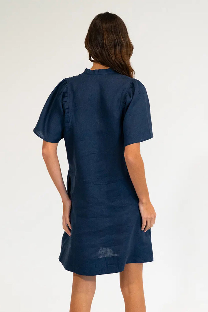 Elms & King Ticino Mino Dress Navy