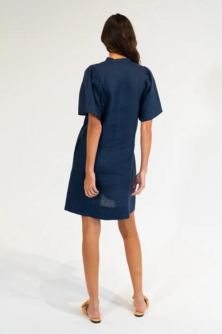Elms & King Ticino Mino Dress Navy