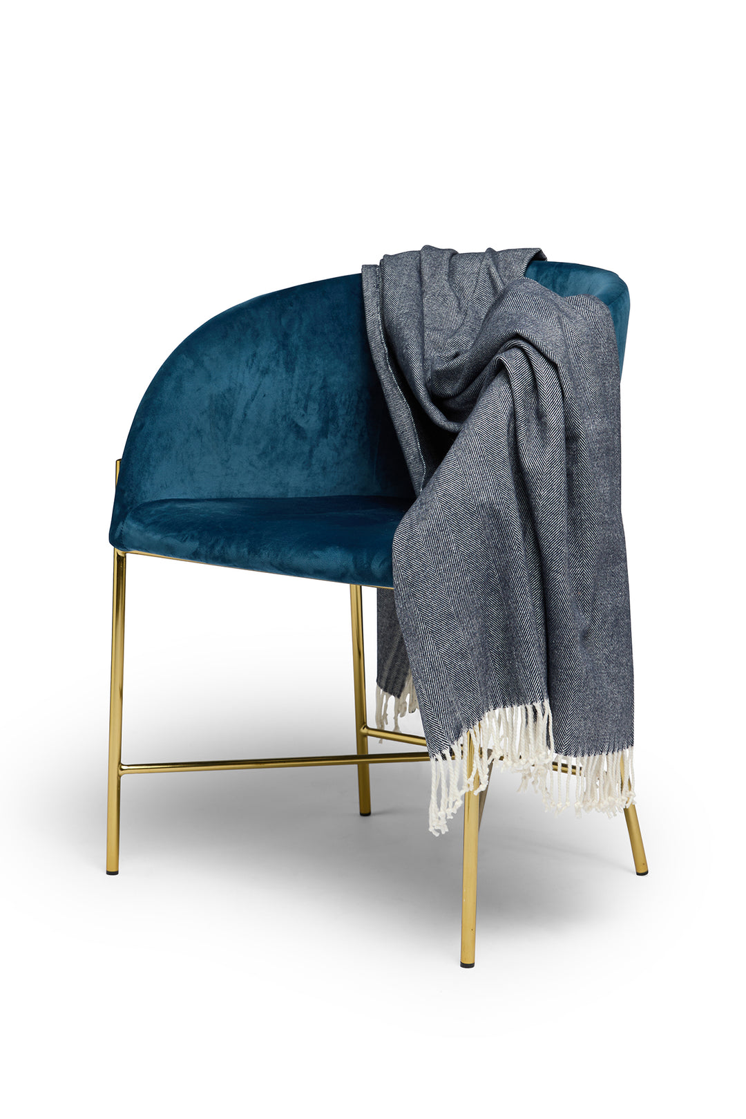 Herringbone Throw - Onyx