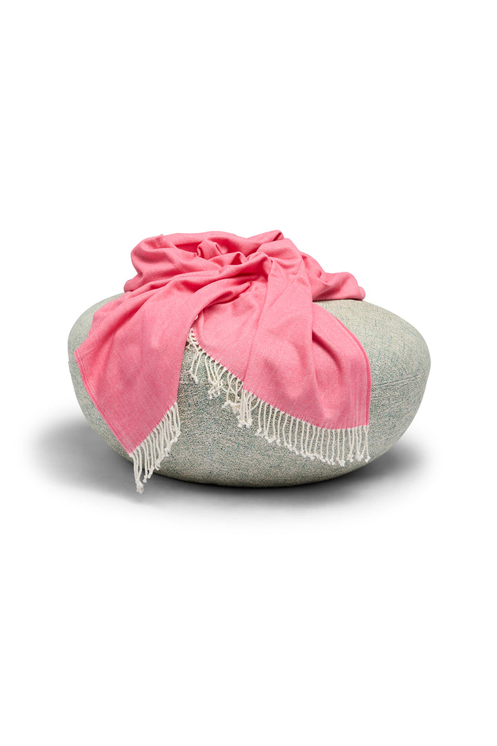 Herringbone Throw - Coral Island