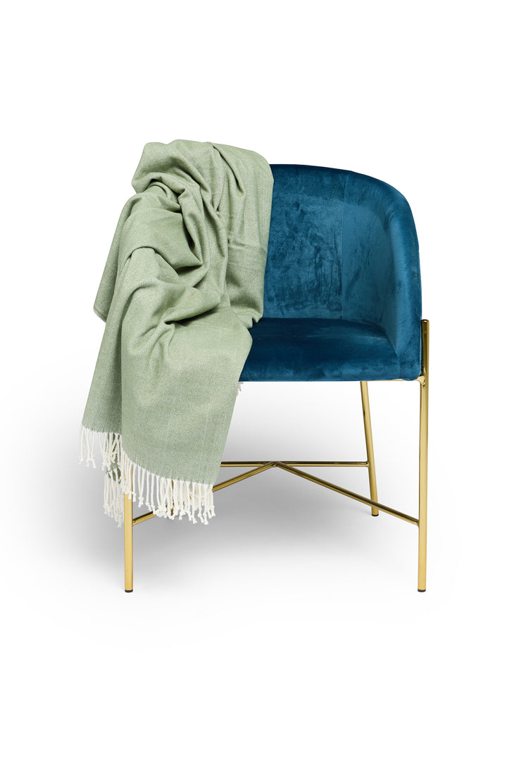 Herringbone Throw - Beach Grass
