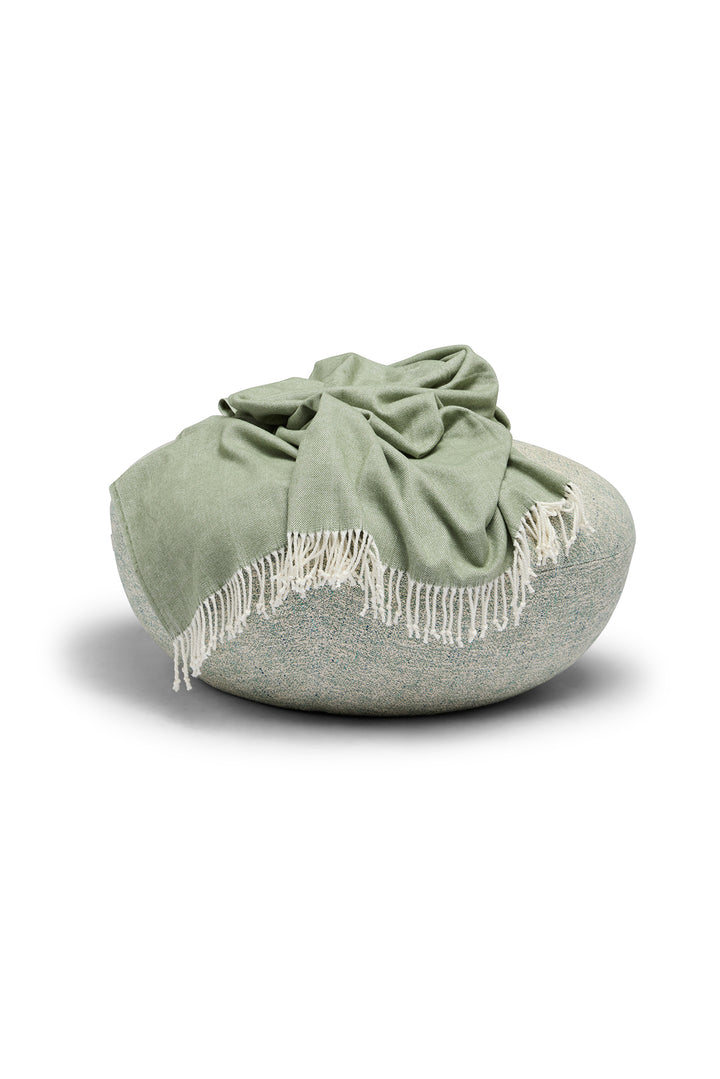 Herringbone Throw - Beach Grass