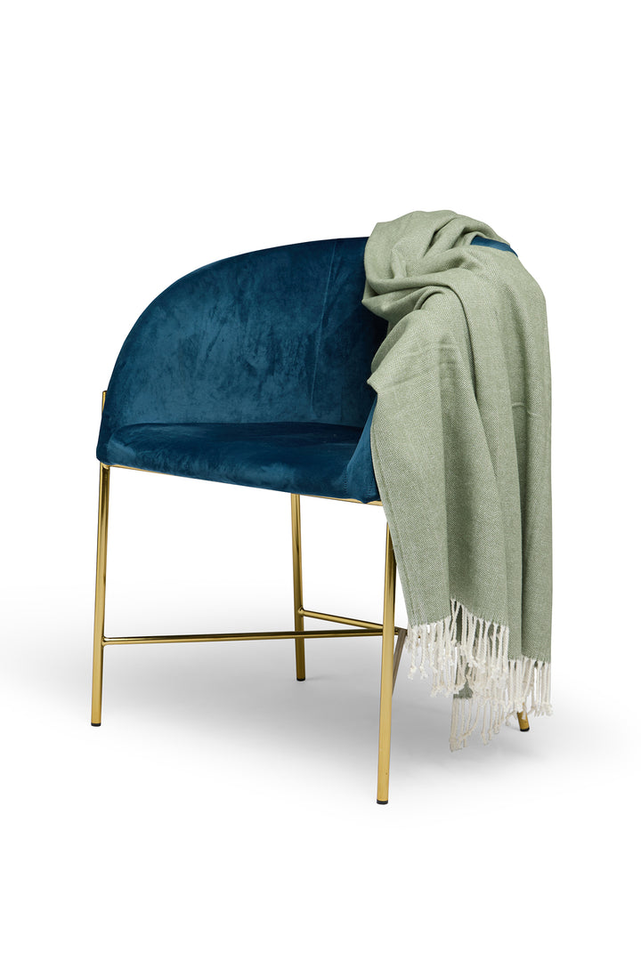 Herringbone Throw - Beach Grass