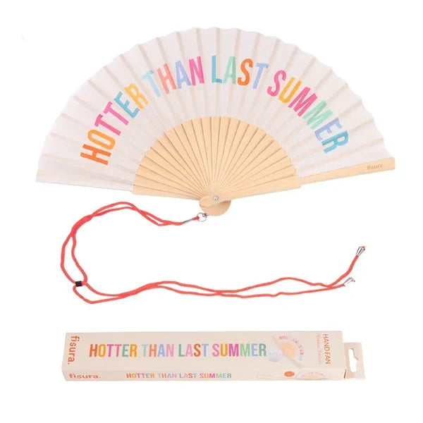 Hand Fan - Hotter Than Last Summer