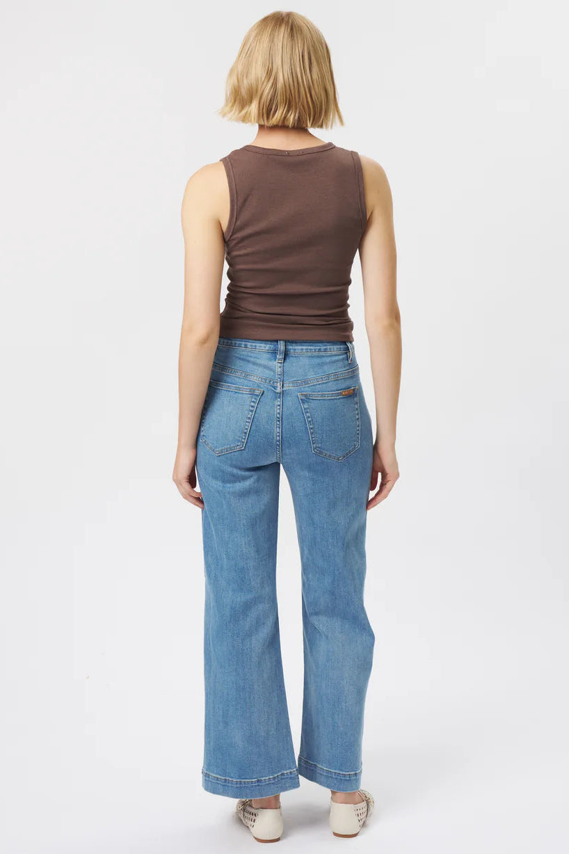 Freya Scallop Pocket Jeans - 70s Blue