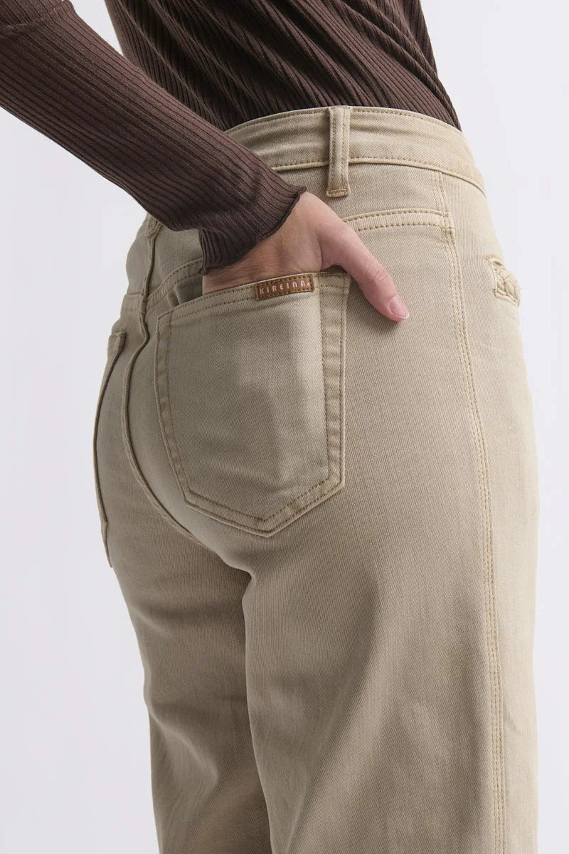 Freya Plait Pocket Jean - Arizona Wash