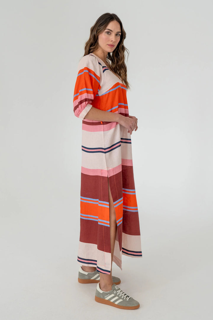Geneva Dress - Wide Stripe
