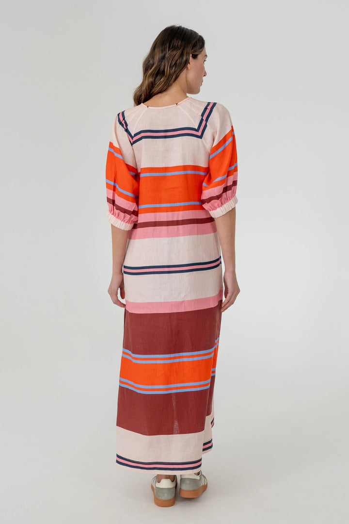 Geneva Dress - Wide Stripe