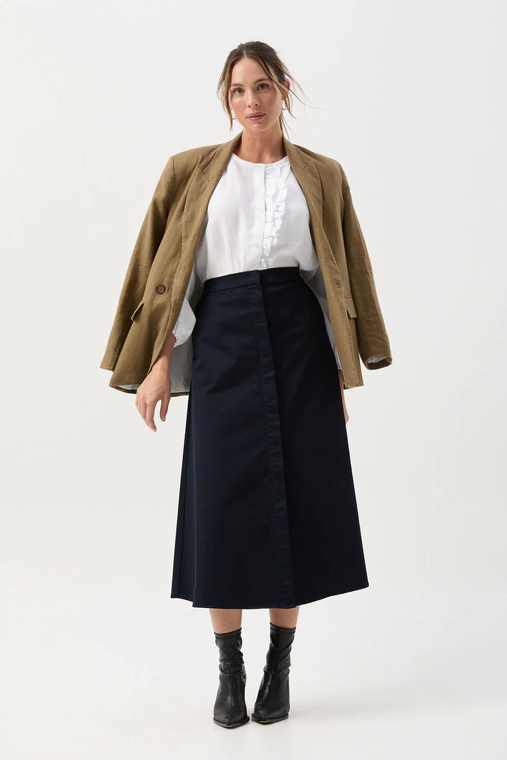 A Line Country Skirt - Navy