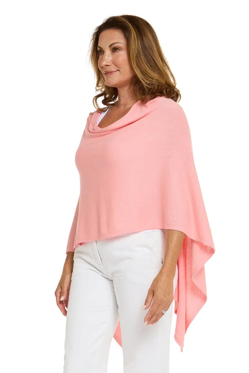 Esperance & Co Cotton Cashmere Topper Guava