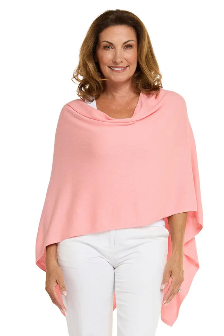 Esperance & Co Cotton Cashmere Topper Guava