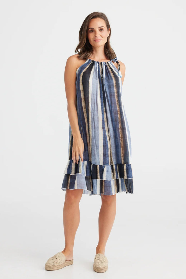 Maria Dress - Horizon Stripe