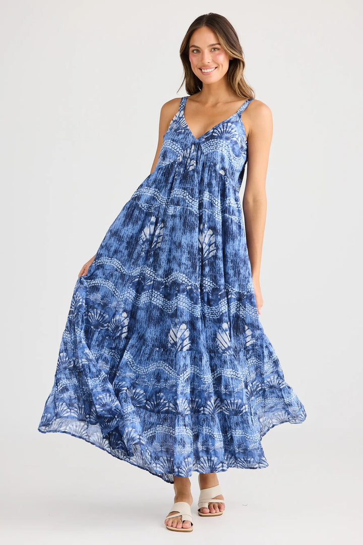 Holiday Evianna Dress Ocean Clam