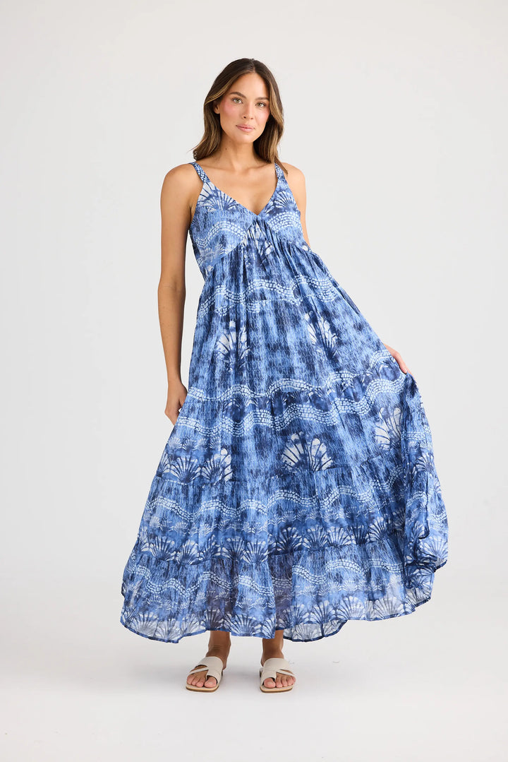 Evianna Dress - Ocean Clam