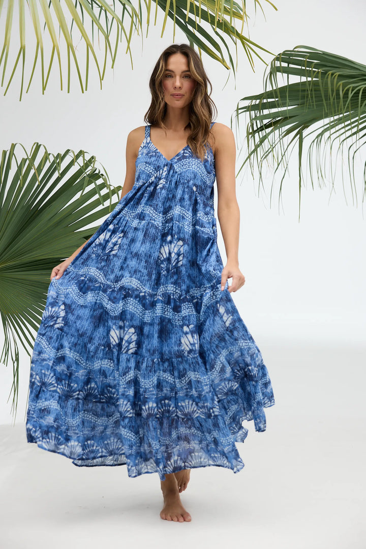 Evianna Dress - Ocean Clam