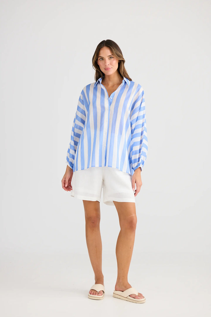 Cliffside Shirt - Blue Stripe