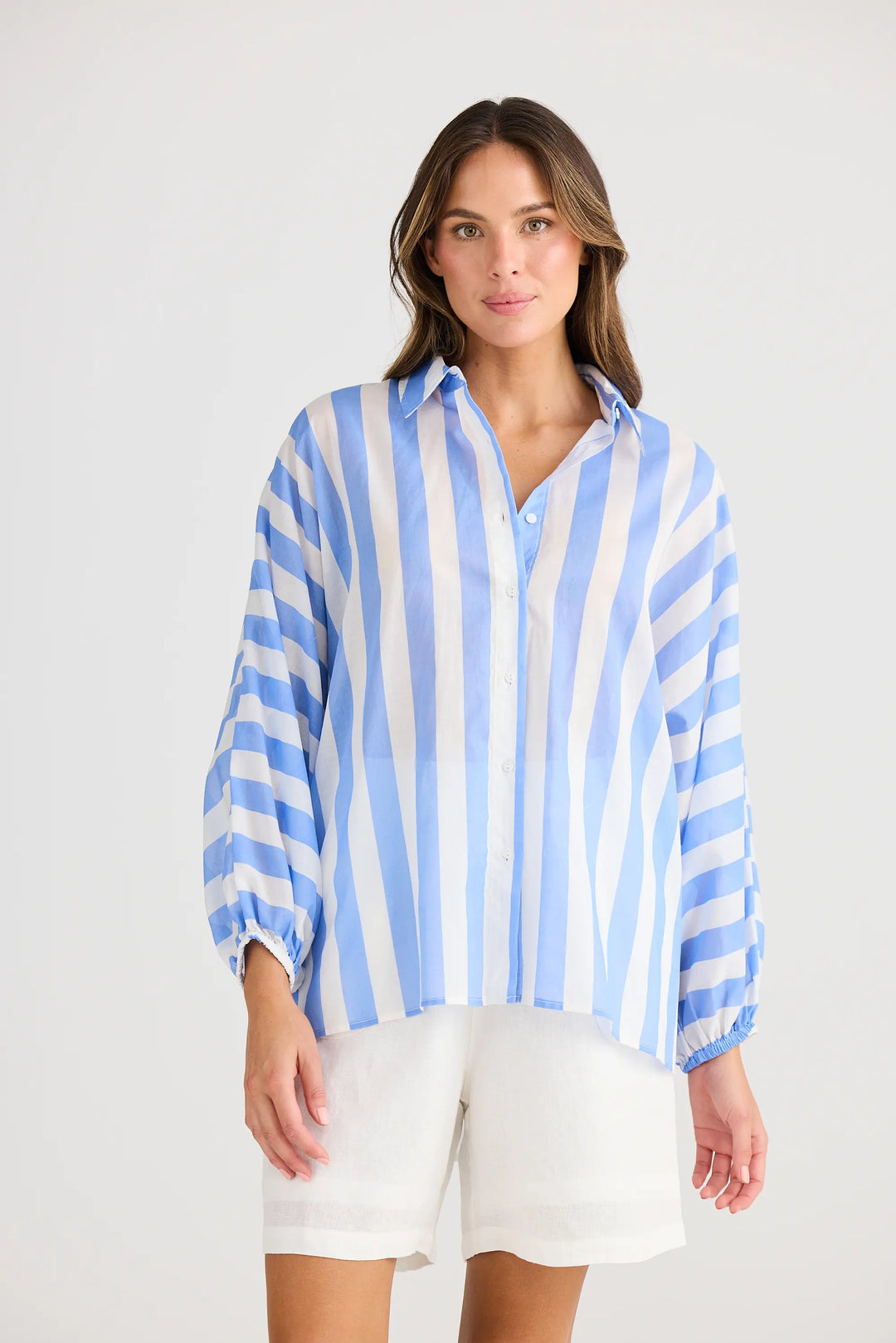 Cliffside Shirt - Blue Stripe