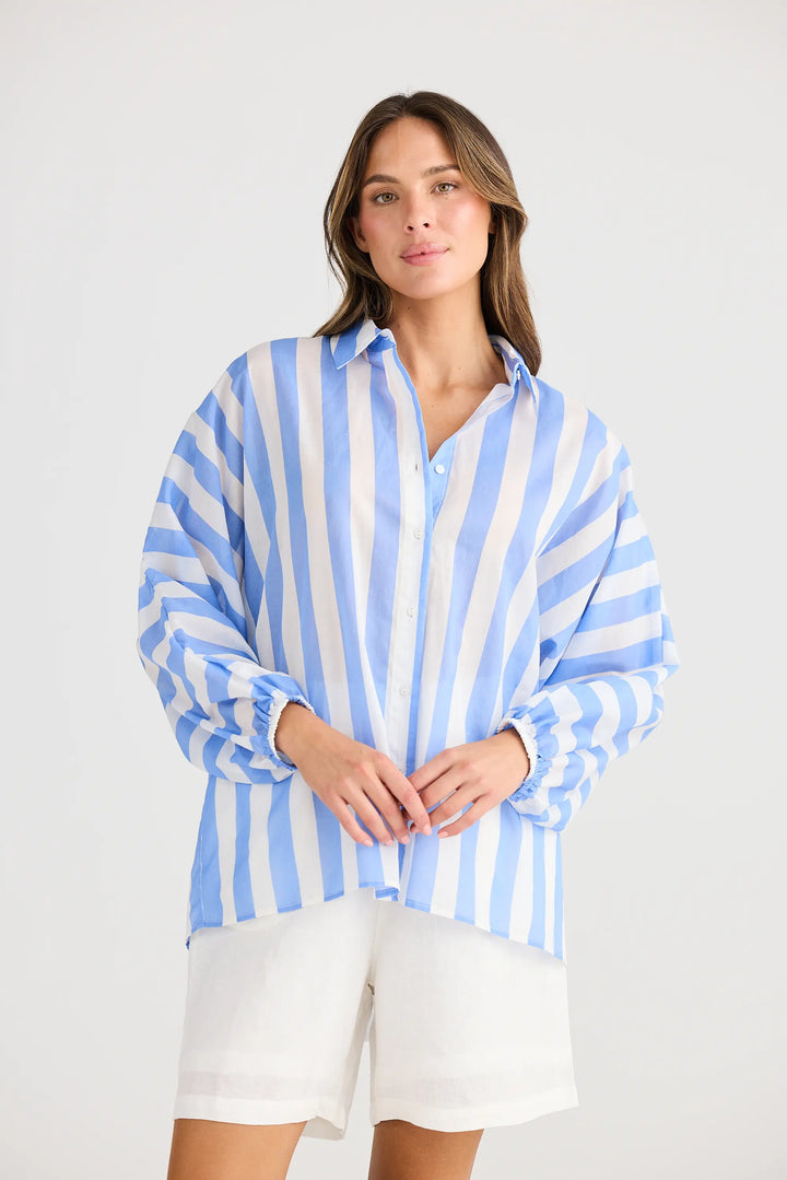 Cliffside Shirt - Blue Stripe