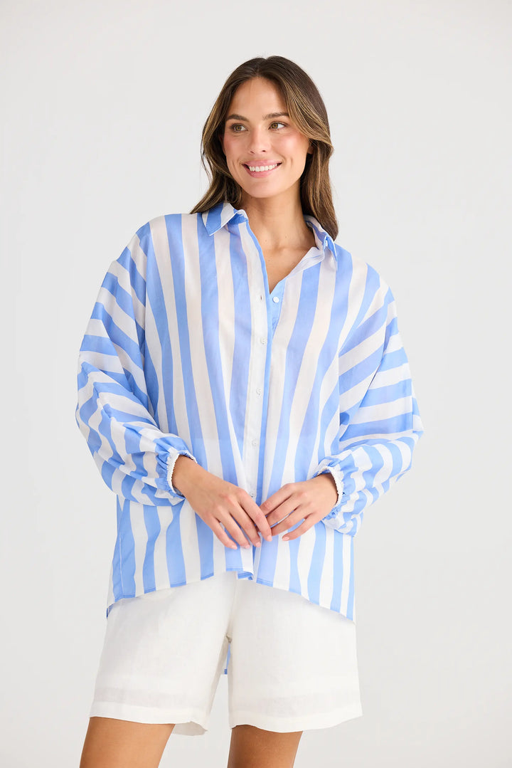 Cliffside Shirt - Blue Stripe