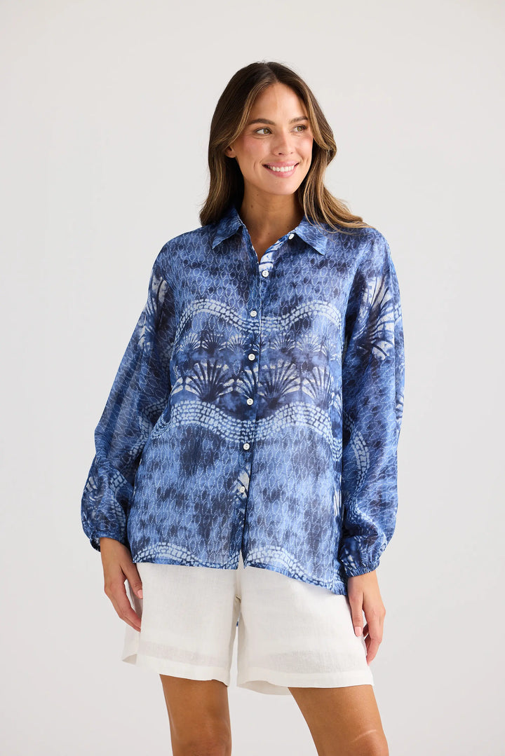 Cliffside Shirt - Ocean Clam