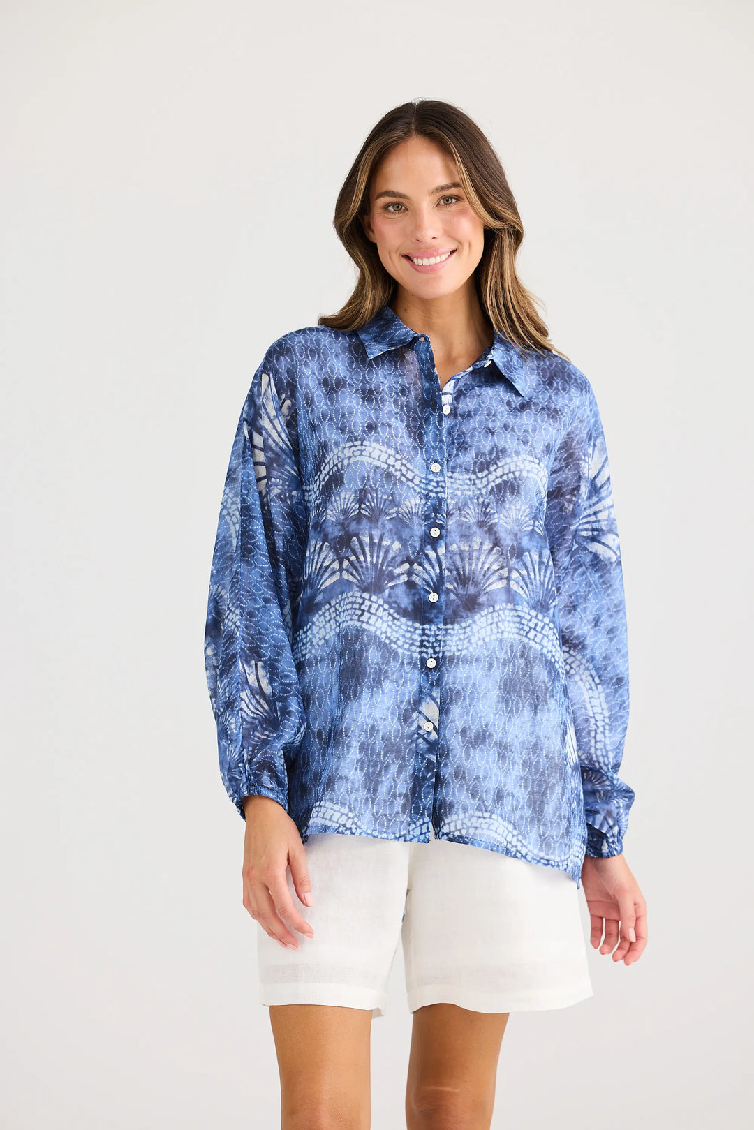 Cliffside Shirt - Ocean Clam