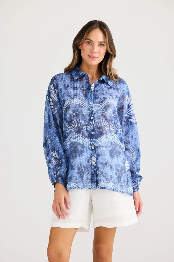 Cliffside Shirt - Ocean Clam