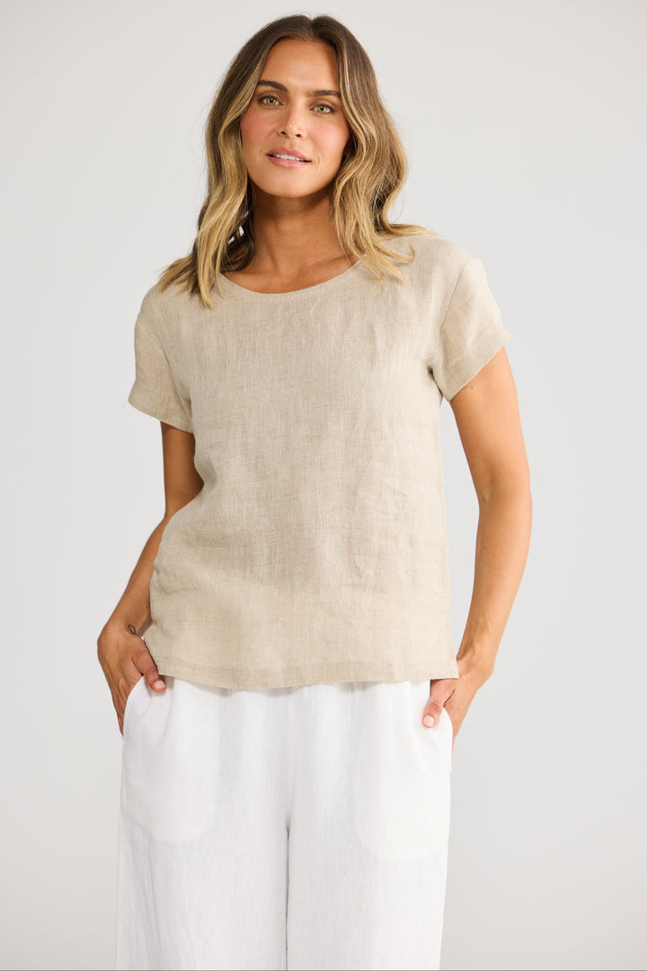 Captain Tee - Natural Linen
