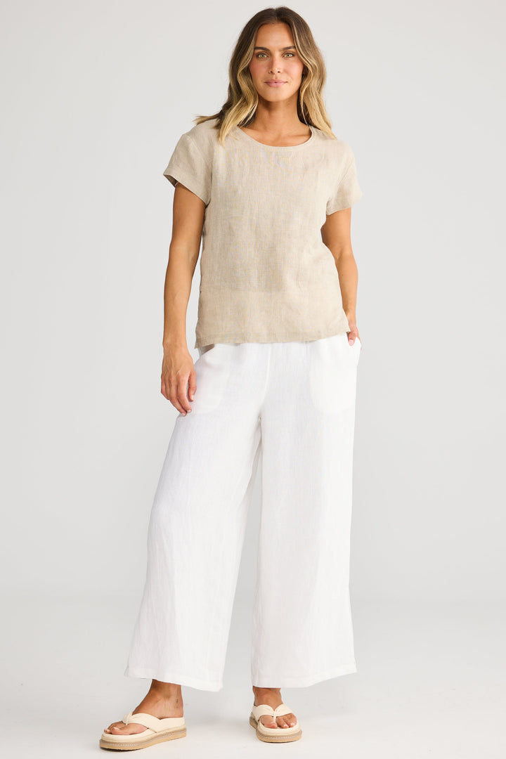 Captain Tee - Natural Linen