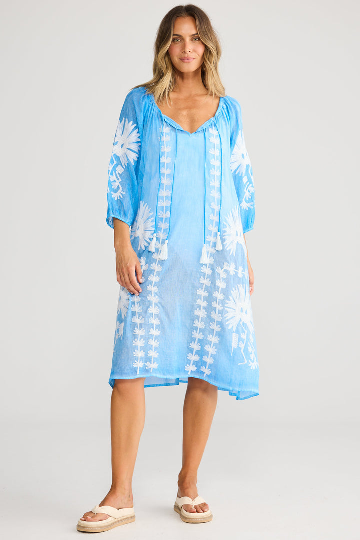 Aloha Dress - Blue