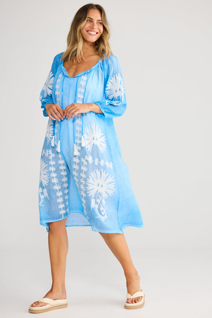 Aloha Dress - Blue